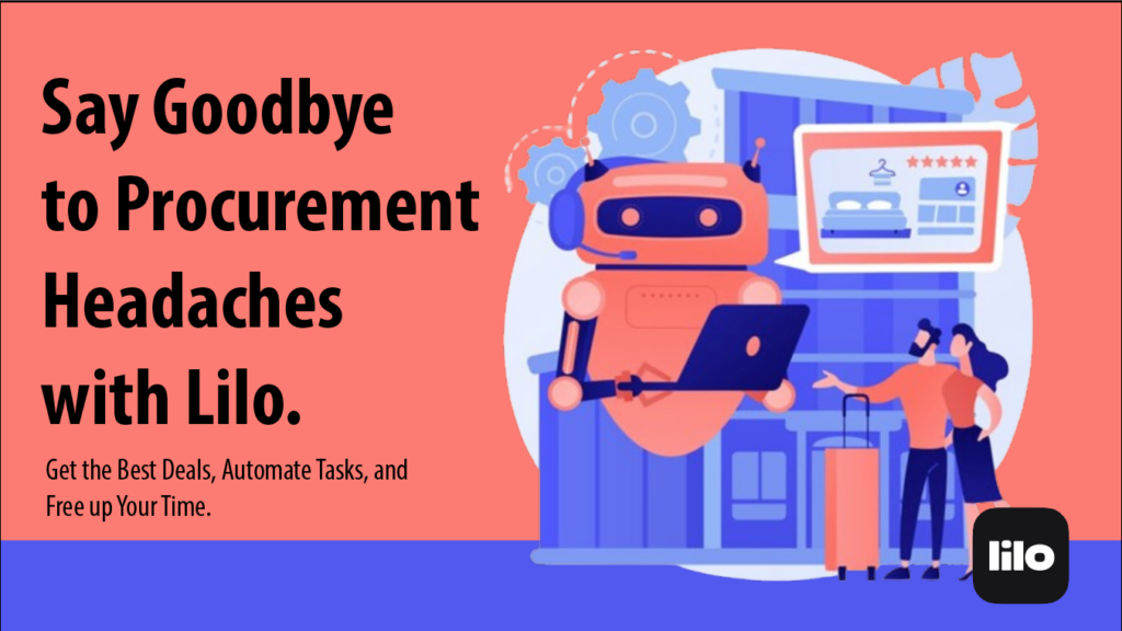 Hoteliers can save time on hotel procurement with Lilo Hotel Supplies