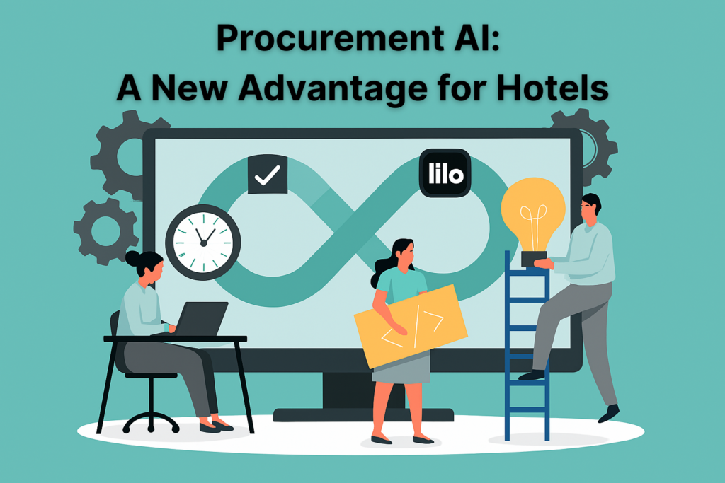 Image depicting hotel procurement AI